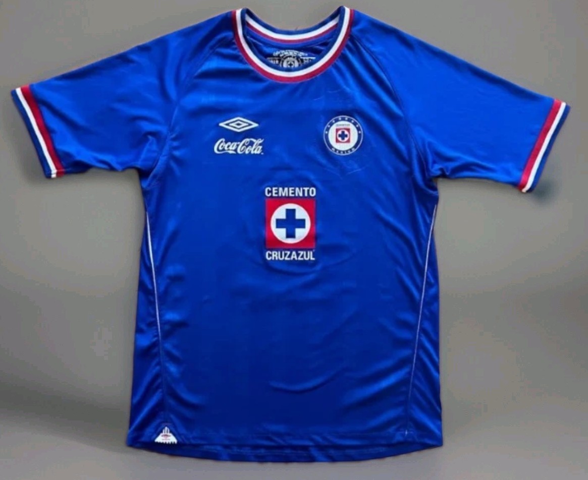 Umbro Cruz Azul La Maquina Mexico Vintage Large