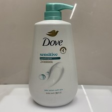 Dove Body Wash with Pump - Soothing, Moisturizing for Sensitive Skin 30.6 Oz 0.62 per gallon