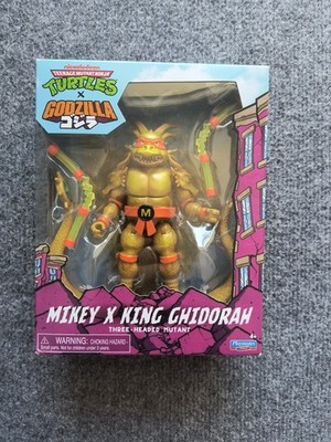 TMNT x Godzilla MIKEY x KING GHIDORAH Figure Teenage Mutant Ninja Turtles NEW