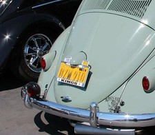 Vw Type 1 Bug 1952 - 1957 Split Oval Rear License Plate Bracket