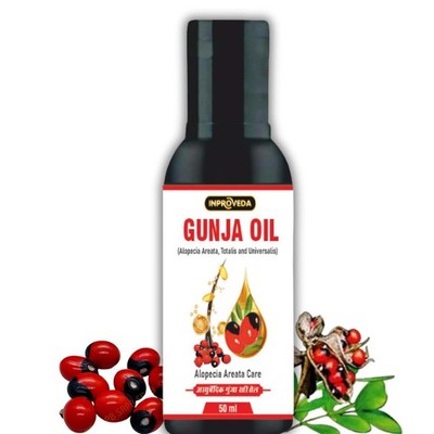 Gunja Haircare Oil Alopecia Areata & Beard Ayurvedic Hair Oil Natural ingredient