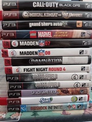 Lot of 12 Sony PlayStation 3 PS3 Games - UNTESTED