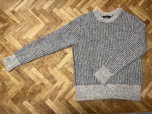 RRL, RRL Ralph Lauren Crew Neck Knit Sweater S/M Thick Autumn Winter Made in USA