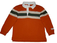 Janie Jack Boys Size 4 Horse Long Sleeve Elbow Patches Rugby Polo Shirt