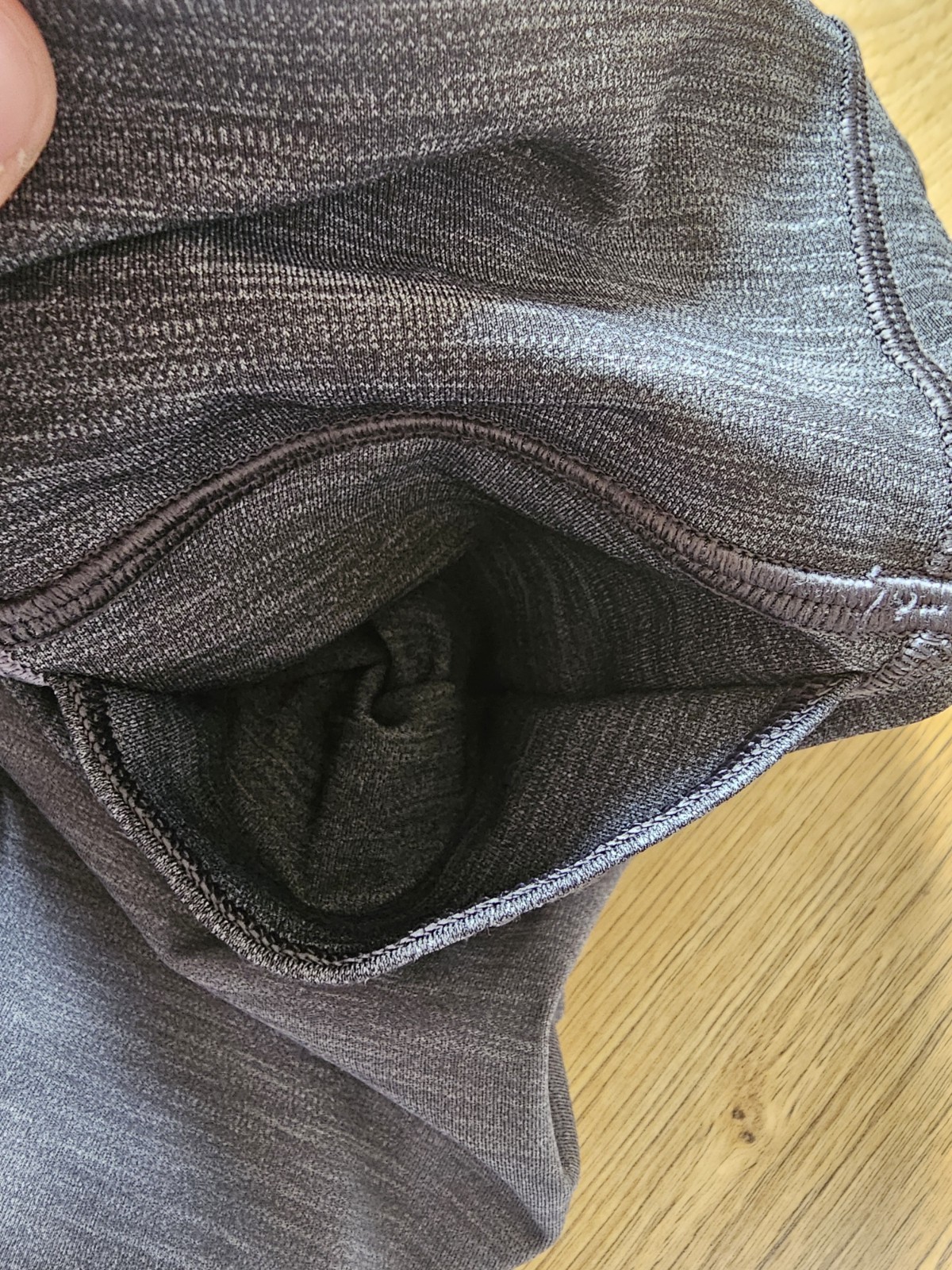 Lululemon Align High Rise Leggings Grey Heathered Panel Activewear US 4 UK 8 image 5