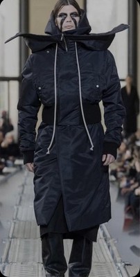 RICK OWENS jacke jacket bomberjacke parka schwarz S