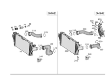 Genuine Mercedes-Benz Charge Air Hose 166-528-04-82-28