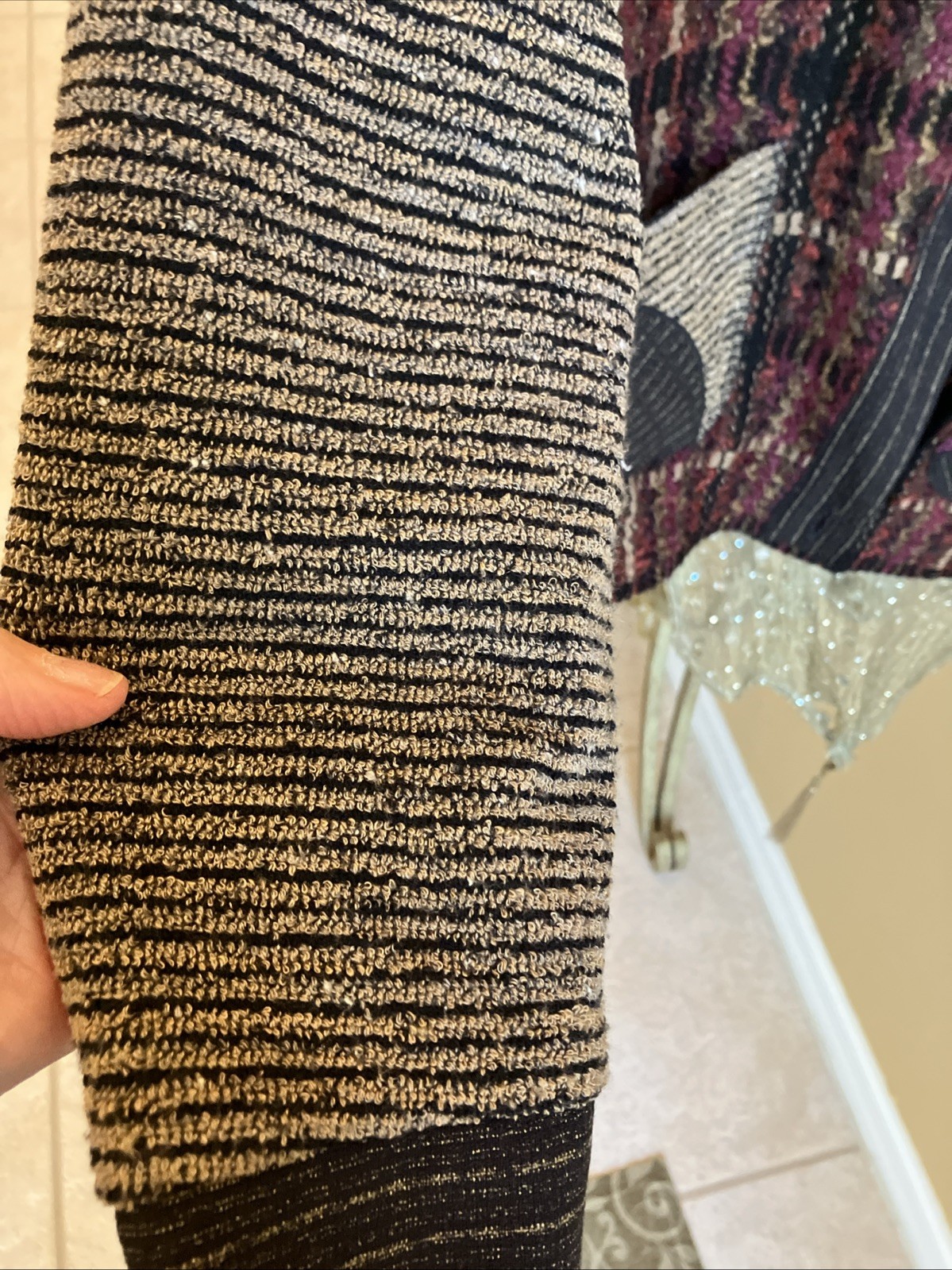 Peter Popovitch  Patchwork Bomber Jacket - Size S… - image 4