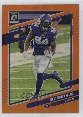 2021 Panini Donruss Optic Orange Prizm 9/199 Irv Smith Jr #96 0ud4