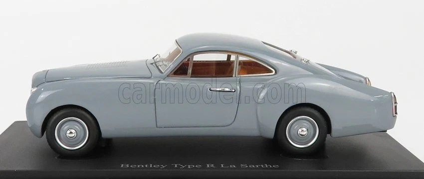 MODELLINO AUTO STATICO AUTOCULT BENTLEY TYPE R LA SARTHE 1953 GRIGIO SCALA 1/43 - Immagine 3 di 4