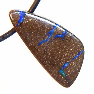 42.7c AUSSIE QLD BOULDER OPAL SIDE DRILLED SURF PENDANT OCA19564