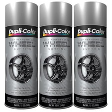 Duplicolor HWP101 (3-Pack), High Performance Wheel Paint, Silver, 12 oz Aerosol