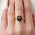 GENUINE 3.36 Cts SMOKY TOPAZ SOLITAIRE RING 10k YELLOW GOLD - Free Appraisal-NWT — photo 8