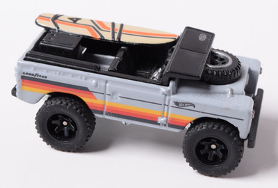 2024 HOT WHEELS CUSTOM WHEEL SWAP LAND ROVER SERIES II GRAY OFF ROAD LOOSE CAR