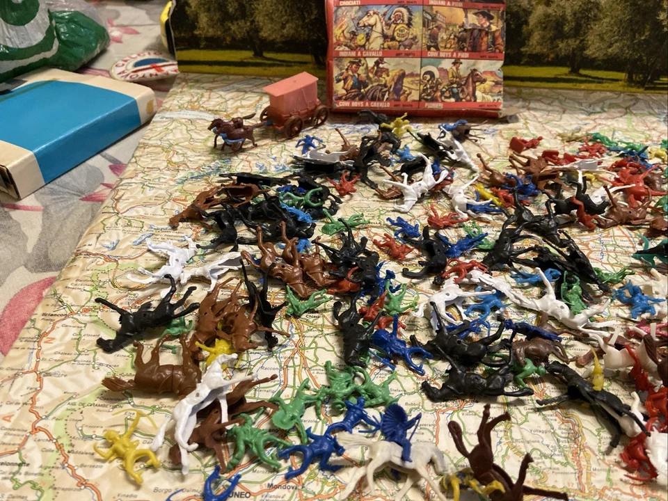 Lotto Soldatini Scala HO BARAVELLI Serie Western Vari Soggetti - Immagine 2 di 4