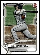 2021 Bowman Nick Madrigal Rookie Chicago White Sox #77
