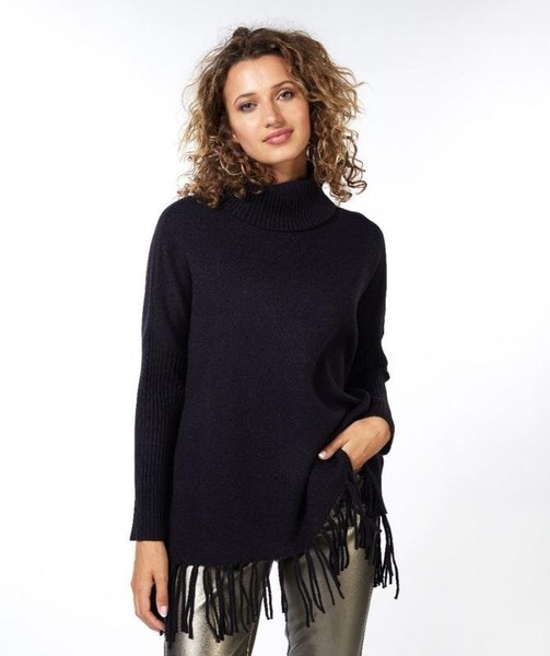 Women Rick Cardona Sweater Black Knit 44 / XXL /