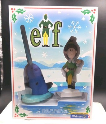 Elf: BUDDY THE ELF & NARWHAL (2025) Hallmark Christmas Ornaments #3HCM4143