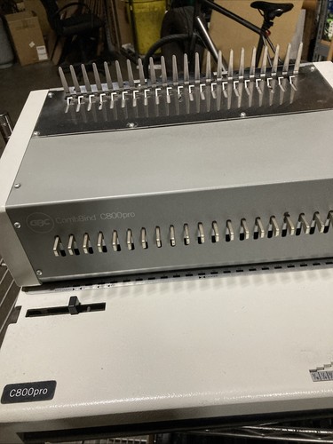 GBC CombBind C800PRO Electric Binding Machine, Binds 500 Sheets, Punches 25