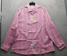 Michael Kors Dress Shirt Mens 18 Multi Plaid Regular Non-Iron Collared Button-Up