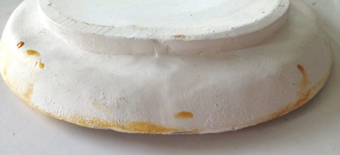 1980(?)Byron Molds(?)3D Scene Ceramic Handpainted Wall Plate(?)