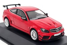 Solido 1/43 - Mercedes Benz C63 AMG Black Series Red Diecast Model Car