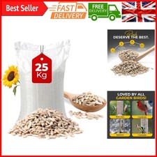 25kg Sunflower Hearts Wild Bird Food | High Energy, All Species, All Seasons... 3.12 per kilo