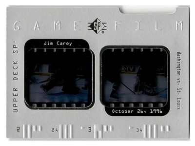 1996-97 SP Game Film #GF13 Jim Carey ~ Washington Capitals