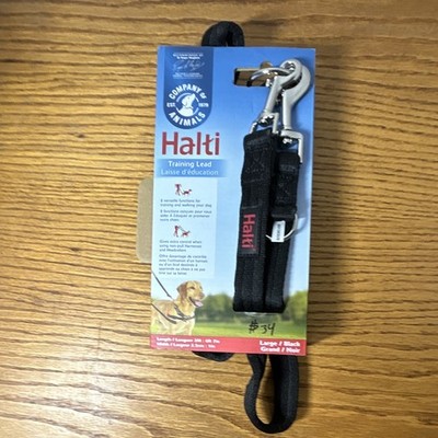 Halti Training Lead L Black Nylon 2m (6ft 7in) x 2.5cm (1in)