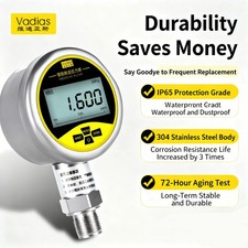 Digital Pressure Meter -0.1-0 -1bar Gauge -100kpa-0 -0.1-0.06Mpa -0.1-0.15Mpa