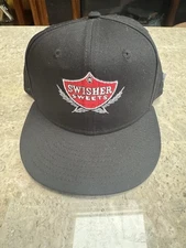 Swisher Sweets Cigars Blunt Adjustable Snapback Black Hat Cap