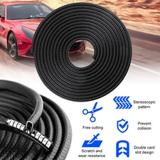 U-Shape Car Door Edge Guard Moulding Trim Rubber Strip Seal Protector Fit Toyota