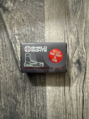 Shield Sights Reflex Mini Sight XL, Glass Edition, Red Dot Sight, Non Magnified