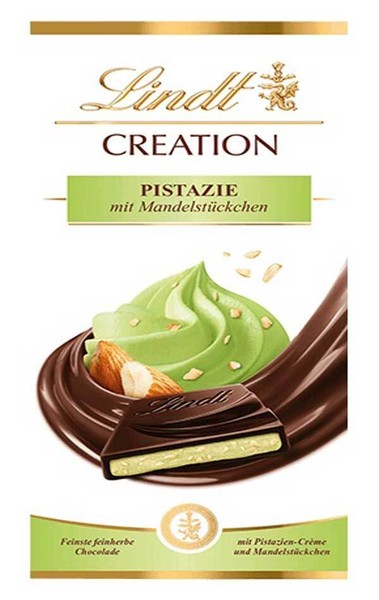 Lindt Creation Schokolade Mit Pistazie Und MandelstüCkchen 148G-image