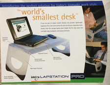 Intrigo LapStation Pro  World's Smallest Desk  Laptop Bed Couch Food Stand