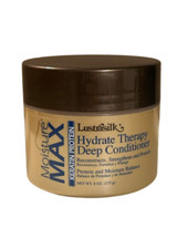 Lustrasilk Moisture Max Hydrate Therapy Deep Conditioner Keratin Protein 8oz NEW