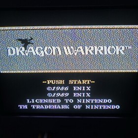 Dragon Warrior (Nintendo NES, 1985) Authentic