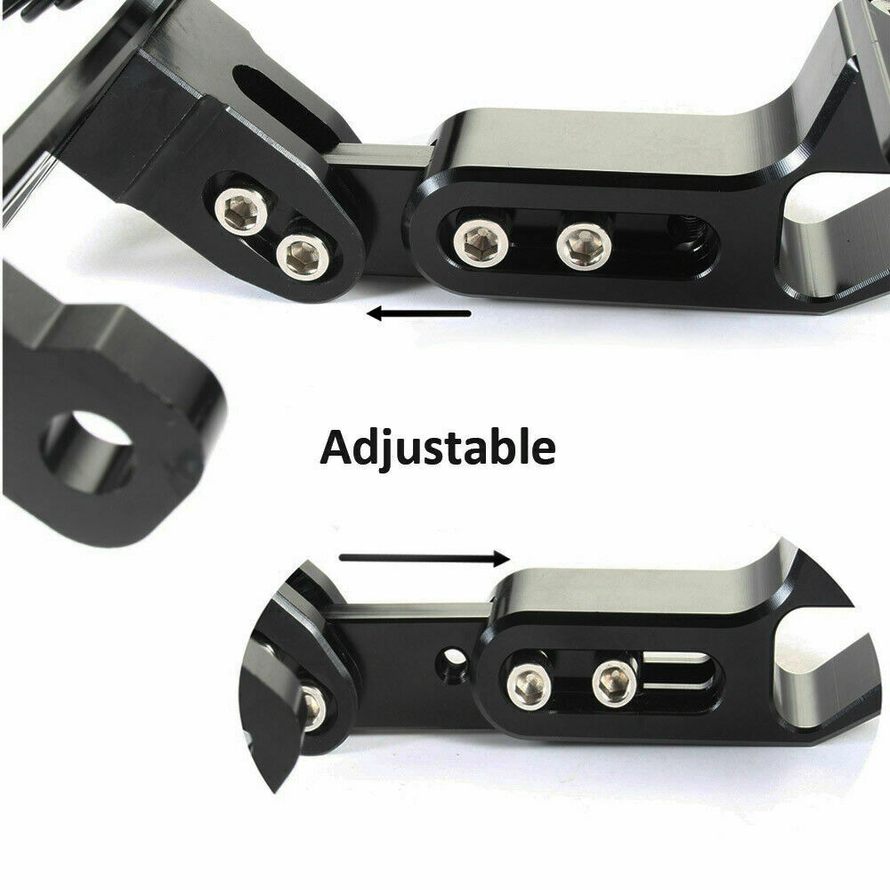 Motorcycle License Number Plate Holder Tail Tidy Bracket w/ LED