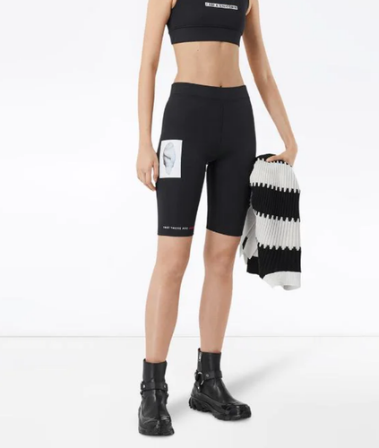 Black High Waisted Biker Shorts 14409 