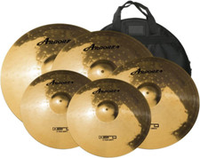 5-Pack 14"/16"/18"/20" Alloy Cymbals Drum Cymbal Set with Carrying Bag