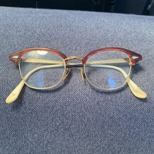 Vintage Bausch  Lomb 12k GF Horn Rimmed Eyeglasses