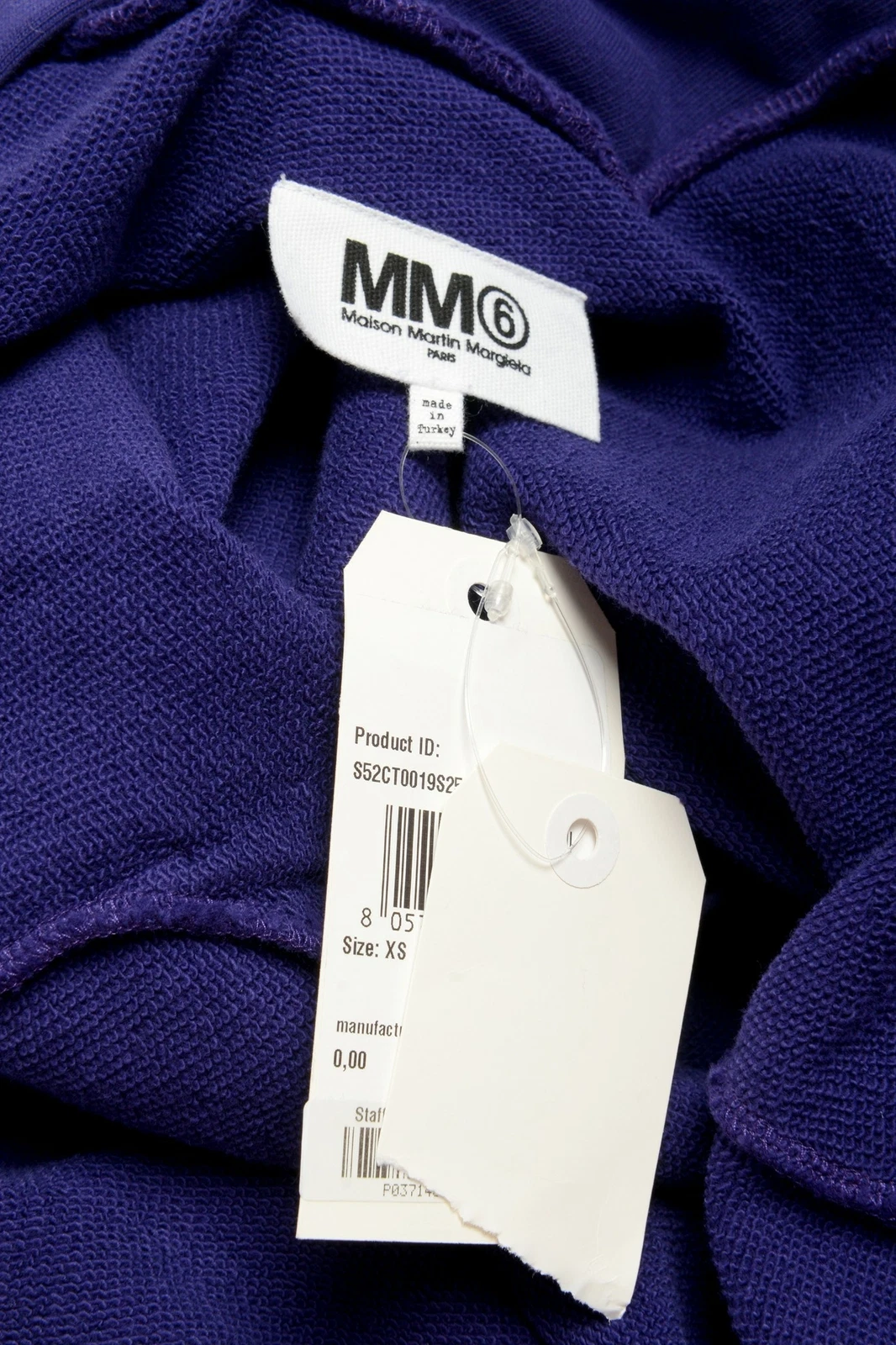 Abito sudato Maison Margiela MM6 da donna viola intenso US XS IT 38