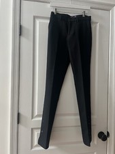 Ralph Lauren Collection Purple Label Wool Pants Trousers Black Size 6