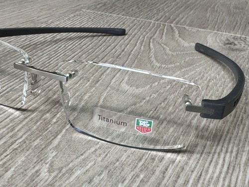 RARE TAG Heuer Reflex 3 TH 3941-013 Rimless Glasses 56/16 Pure/Gris Fonce Unisex - Picture 11 of 14