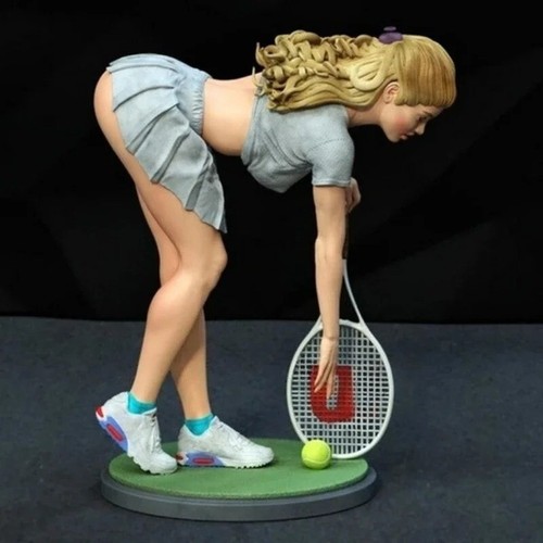 1/24 Scale Resin Figure Model Kit Female Tennis Player Unassembled Unpainted - Picture 13 of 15