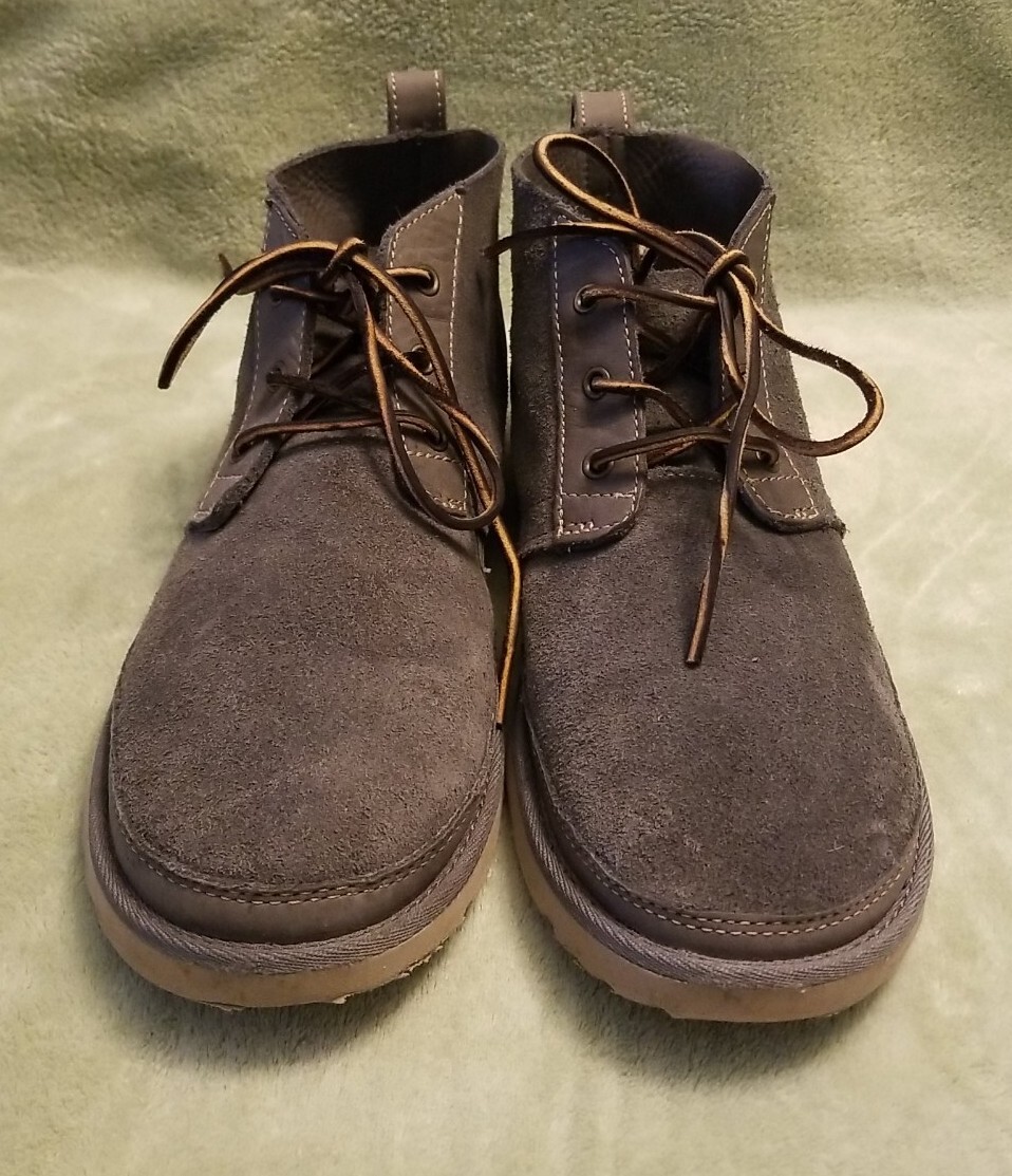 UGG Neumal GREY SUEDE HIGH TOP MEN display picture 1