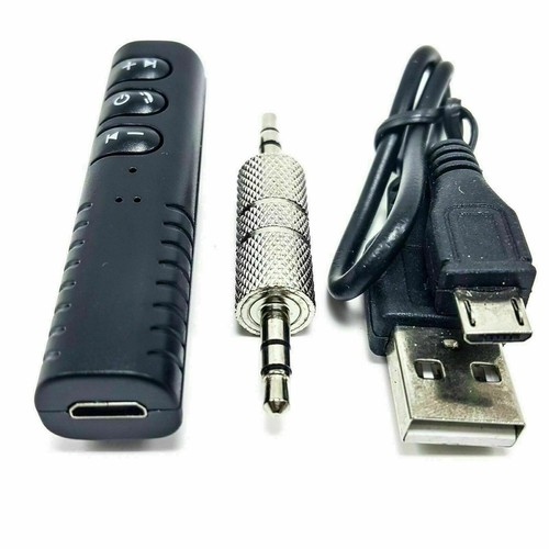 Wireless Bluetooth Receiver 3.5mm AUX Audio Stereo Hands Free Car Adapter - Picture 8 of 10