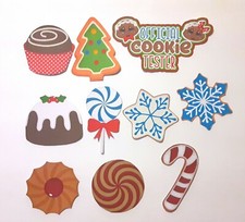 3D UPick Christmas Holiday Cookies Sweets Ginger Scrapbook Card Embellishment