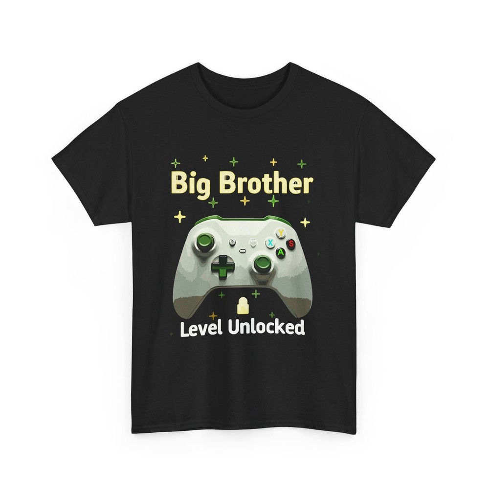 Big Brother Level Unlocked Shirt Gamer Video Gift Big Brother Announcement tee