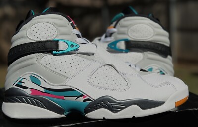 Jordan 8 South Beach Sz 10 Jordan 8 Retro South Beach (PS) - 305369-113 - US main image 3
